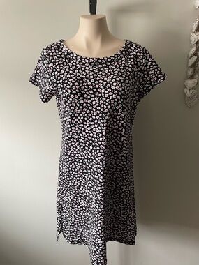 Hatley Ditsy Floral SOFT Tshirt Dress Cotton Modal Size Medium